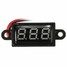 Mini Digital Waterproof Moto 12V Car DC LED Voltmeter - 2
