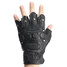 Army Gloves Cycling Airsoft Paintball Tactical Half Finger Leather Military - 4
