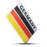 Car Sticker Decal 3D Pair Badge Emblem Germany Flag Decoration Aluminum - 4