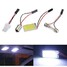 COB T10 BA9S Panel White Interior Light 1.2W Car Bulb Festoon Dome - 1