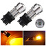 Stop 10W LED 5050 12 SMD Tail Light Bulb Amber - 1