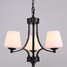 Chandelier Retro Glass 3 Heads Pendant Light Living Room Restaurant - 1