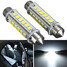 Bulb 2Pcs Festoon 44mm Light License Plate White LED Interior Dome 24SMD - 1