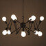 12 Heads Chandelier Restaurant Bar Lights Spider Office American - 2