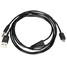 Micro USB Car Audio Cable Lead SAMSUNG 3.5mm AUX USB Jack - 4