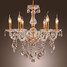 Feature For Crystal Metal Entry Study Room Office Dining Room Gold Chandelier - 1