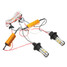 DRL DayTime Running T20 LED Kit Turn Signal Light Bulb 50W Pair Error Free - 5