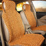 Comfortable Cool Massage Wooden Seat Cover Wood Car Cushion Natural - 3