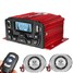 Speakers LCD Amplifier 4CH MP3 Player FM Motorcycle 12V Stereo USB Aux Anti-Theft Alarm - 1
