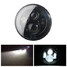Beam LED Headlight Hi-Lo 40W 4800LM Jeep Wrangler JK 7inch H4 6500K - 1