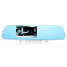 Dual Lens Recorder Rear View Mirror Inch HD 1080P Car DVR Camera G-sensor Dash - 1