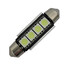 6pcs 1.5w Cool White Light Led Car 12v Festoon 42mm - 2