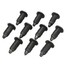 Clips Car Auto Push Pin 8mm Fender Rivets Fastener 100Pcs Plastic Bumper - 12