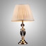 Desk Lamp Shade Crystal Lighting Iron Classic Cloth - 1