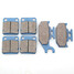 Front Rear Brake pads Kodiak YAMAHA YFM - 3