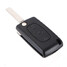 Key Shell Case Folding Buttons Remote Flip Peugeot - 6