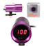 Oil Pressure Gauge Digital Red 37mm LED Micro Sensor Smoke Lens Bar - 4