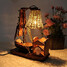 Atmosphere Nightclub Handmade Wooden Lamp Boat Creative Warm - 2