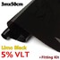 Dark LIMO LVT Window Glass Tint Film Tinting Auto Home Black Car Ultra - 4
