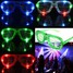 Glasses Flashing Slotted Blinking Costume Party Goggles Glow LED Light Shutter Shades - 1