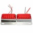 Pickup 12-LED Commercial Side Marker Indicator Light Lamp Pair 12V Trailer Truck - 4