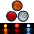 Rear Tail Brake Stop Marker Light Indicator Truck Reflector Round Trailers - 1