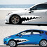 Sticker Big A Set of Car Styling Waist Shark - 1