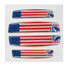 Flag Emblem Car Door Edge Germany Decal Guard USA 4pcs - 10