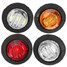 Metal 12V 24V Button Mini Marker Lights Side Round LED Bullet - 3