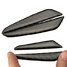 Trims Side Door Guards Carbon Fiber Car edge Real Stickers Protection 4pcs Black - 5