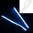 2Pcs Strip Light Flashing Strobe LED Auto Car Scanner Neon 30cm knight rider - 7