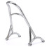 Backrest Harley Sportster XL883 XL1200 Silver Motorcycle Bar - 3