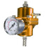 Pressure Gauge Adjustable PSI Fuel Pressure Regulator Gold - 2