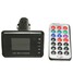 Player FM Transmitter Modulator USB TF SD Remote Control Wireless LCD Card Car MP3 - 6