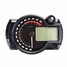 Digital Speedometer Adjustable Motorcycle LCD Digital Odometer - 2