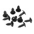 Motorcycles Scooters Screws Titanium Alloy M5 Bikes ATVs Bolt Thread 10pcs Modified - 8