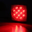 Stud 12V LED Trailer Truck Universal Lamp Square Mount Brake Stop Tail Lights - 8