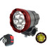 Black Blue Waterproof 3000LM Headlamp Gold 30W Universal Red Motorcycle LED Headlight 12-24V - 11