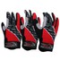 Gel Red Full Finger Warm Gloves Silicone Sports Motorcycle Motor Bike - 1