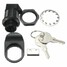 Push Button With Key Latch Door Motorcycle Boat Lock - 6