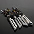 Universal 4pcs Chrome Motorcycle Turn Signal Indicators Light Lamp - 7