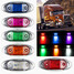 6 LED Clearance 12V Waterproof Warning Lamp Lights Side Marker Bulb - 1