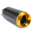 Round Exhaust Muffler Carbon Fiber Sport Motorcycle Slip-On 38-51mm - 9