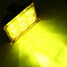 External 12V 18W Six Square LED Headlights Yellow Light Floodlight Motorcycle Super Bright - 8