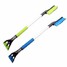 Snow Shovel Scoop Ice Snow Brush Extended Green Ice Scraper Edition Blue - 1