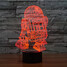 Novelty Lighting Decoration Atmosphere Lamp 3d Touch Dimming Led Night Light 100 Christmas Light - 2