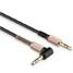 Cable 3.5MM AUX Headphone Car Stereo Plated Cord MP4 Gold - 2