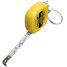 Measure Ruler Easy 3 Colors Keychain Mini Retractable Tape Pull 1M - 12