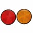 Reflectors Orange Red 2 X ATV Dirt Bike Universal For Motorcycle 2inch Round - 1