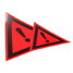 Reflective Stickers Multifunction Grade Diamond Labels Warning Decals Triangle - 3
